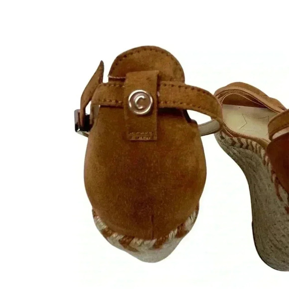 Circus by Sam Edelman Espadrille Sandals Brown Criss-Cross Ankle Size 8.5 - Picture 14 of 14